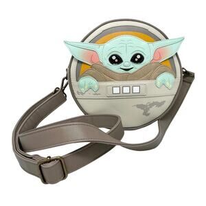 Loungefly Star Wars Grogu Hover Pram Crossbody NWT